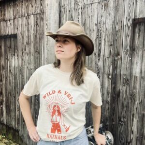 T-shirt - Wild & Vri-j vrouw