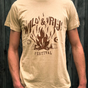 T-shirt - Wild & Vri-j bruin